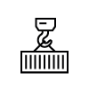 a close up of a logo